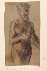 Faun door Theo van Doesburg